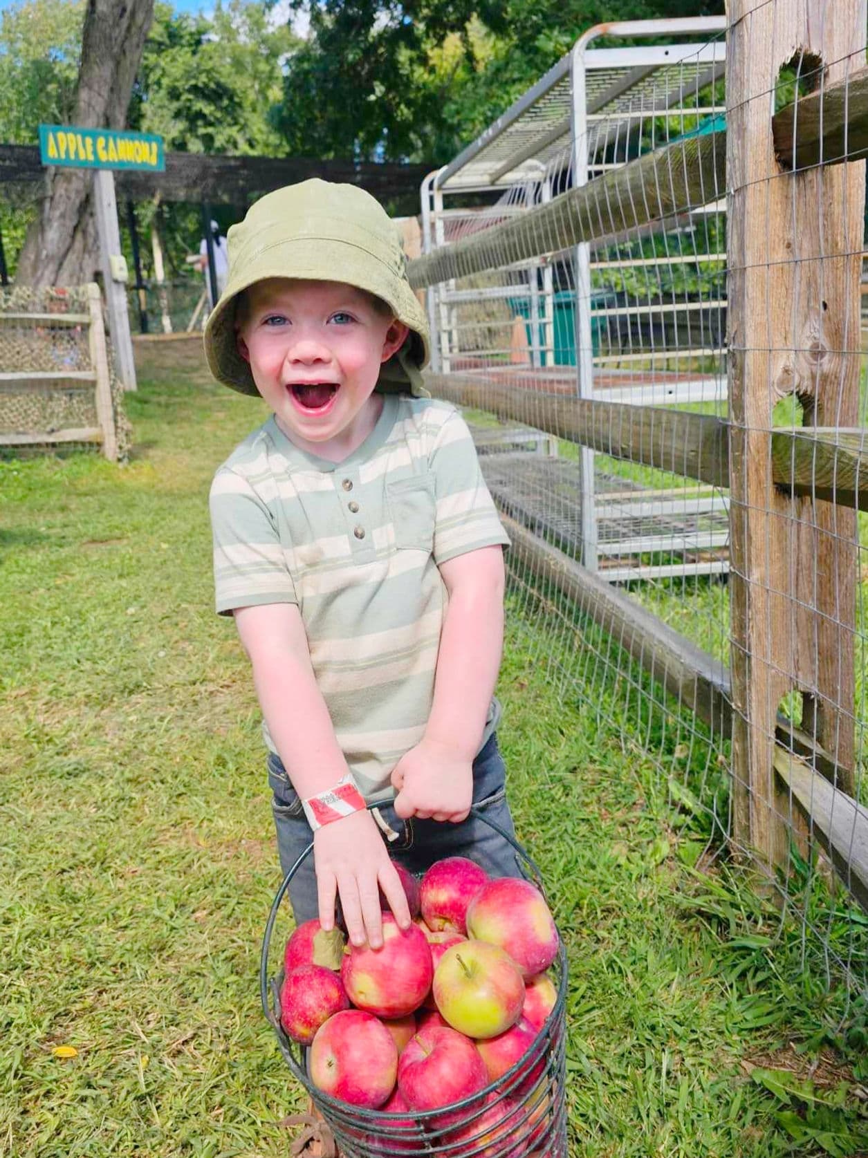 Outdoor farm scene at Connors Farm, Danvers, Massachusetts.