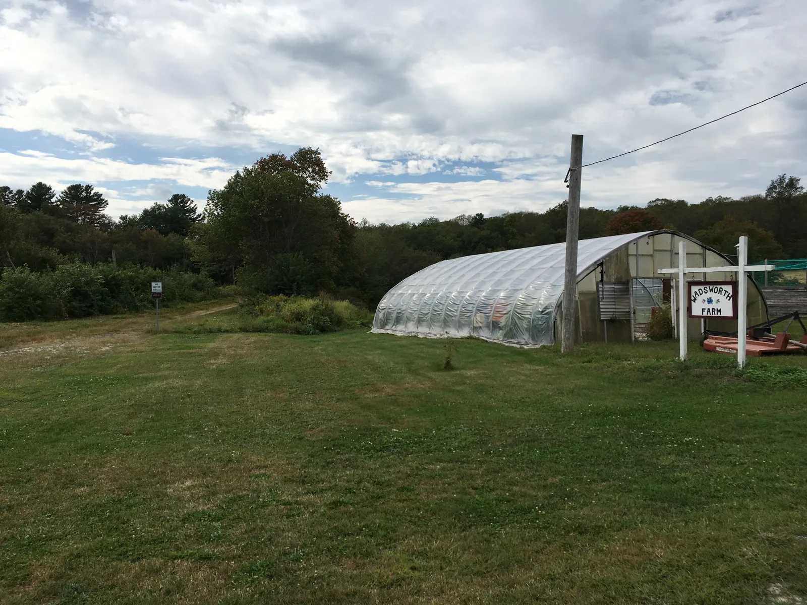 Wadsworth Farm and the Southern New England Trunkline Trail in Franklin, Massachusetts.