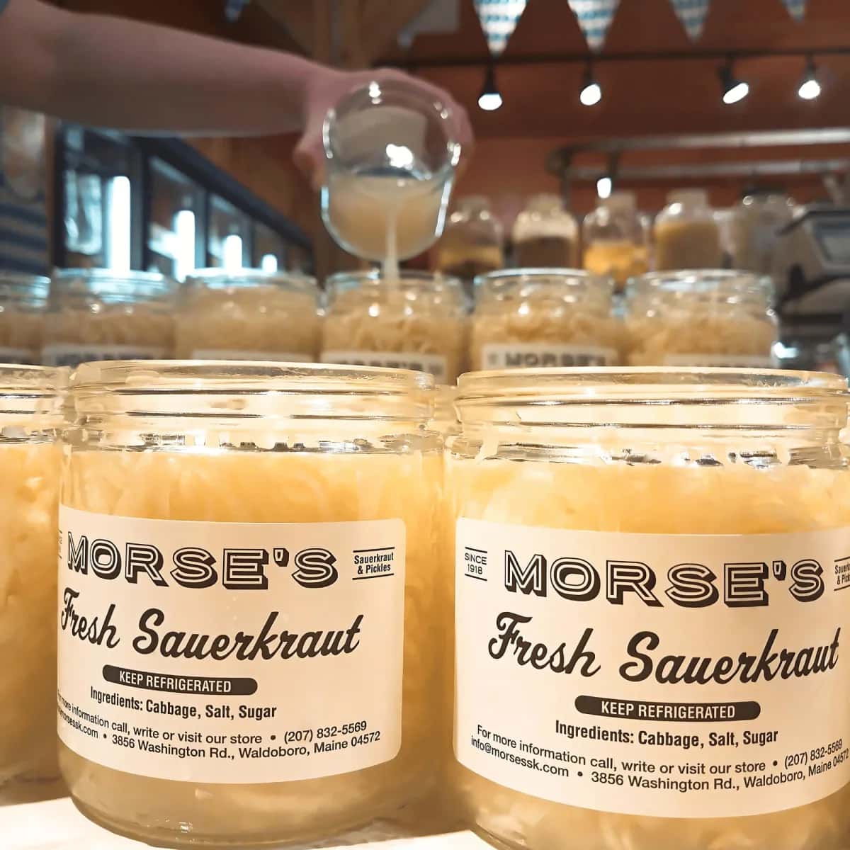 Farm photography at Morse's Sauerkraut, Waldoboro, Maine.