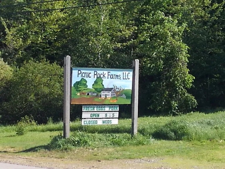 Farm photography at Picnic Rock Farms, Webster, New Hampshire.