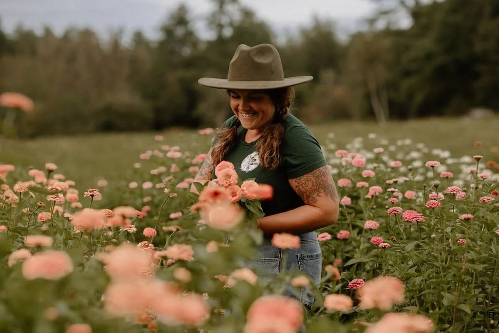 Farm photography at Tarrnation Flower Farm, Sugar Hill, New Hampshire.
