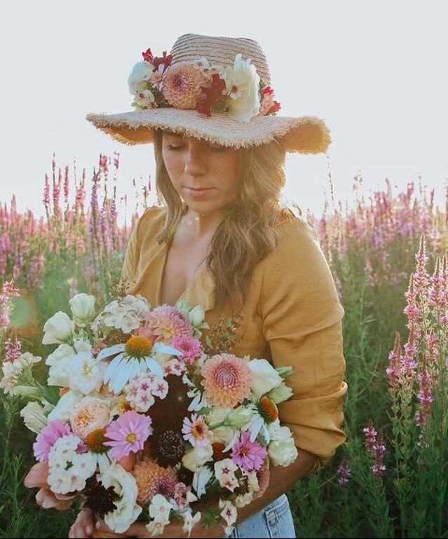 Farm photography at Homegrown Blooms, Tiverton, Rhode Island.