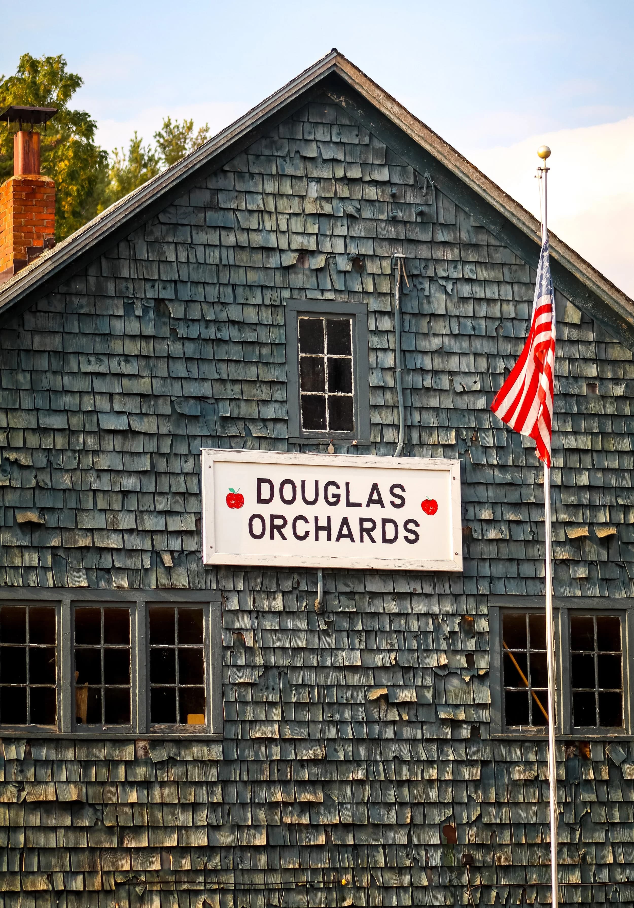 Farm photography at Douglas Orchards, Shoreham, Vermont.
