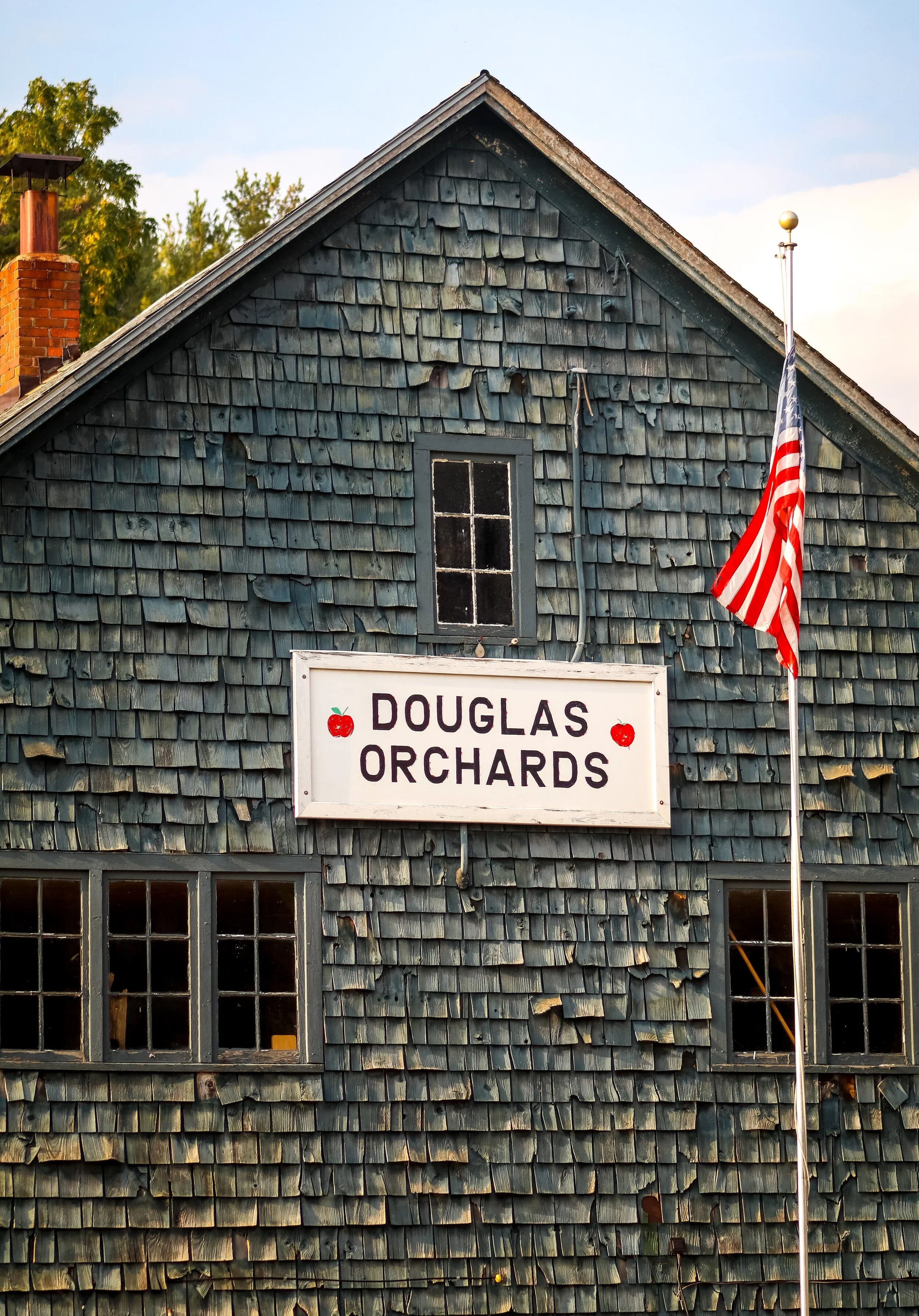 Farm photography at Douglas Orchards, Shoreham, Vermont.